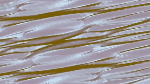 8K Abstract 3D Render with Striped Geometric Shapes Stock Illustration
