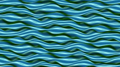 8K Abstract 3D Render with Striped Geometric Shapes Stock Illustration