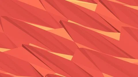 8K Abstract 3D Render with Striped Geometric Shapes Stock Illustration