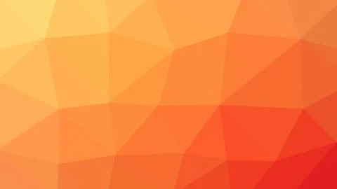 8K Abstract Triangle Polygon Orange Background Stock Illustration
