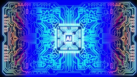 8k AI Chip Processor Vidéo 323752297