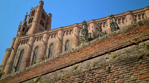 8K Albi Cathedral Stock Footage 136832660