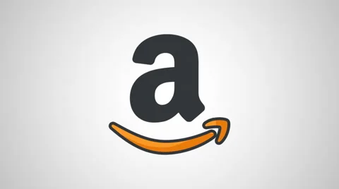 8k - Amazon icon logo symbol Video stock 68360661