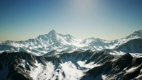 8K Arial Alpine Alps Mountain Landscape Stock Footage 103513980