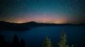 8K Aurora and Perseid Meteor Shower in Crater Lake National Park Oregon USA 4k or 4k+ Resolution