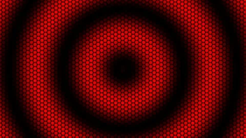 8K Background with Red and Black Circles, 3D Render, Exclusive Stock Footage 272249522