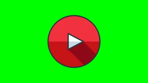 8k - Cartoon Youtube icon logo symbol, o... | Stock Video | Pond5