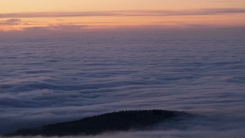 8K Clouds moving like a water Stock Footage 126355281