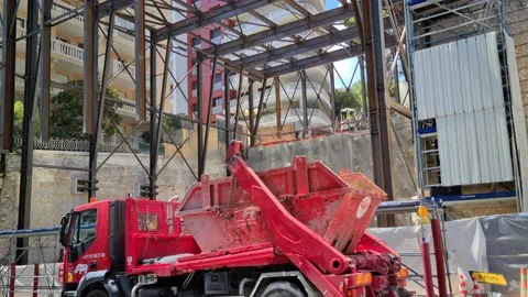 8K Construction Site In Monaco Stock-Footage 157012059