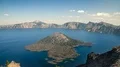 8K Crater Lake National Park Time Lapse of Wizard Island 4k or 4k+ Resolution