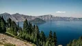 8K Crater Lake National Park Time Lapse of Wizard Island 4k or 4k+ Resolution