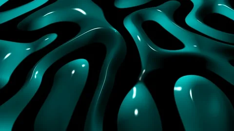 8K Dark Background with Aqua Spots, Exclusive, 3D Render, Reflection Stock Footage 272635625