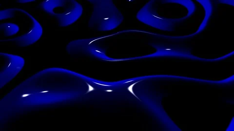 8K Dark Background with Blue Spots, Reflection, Exclusive, 3D Render Stock Footage 272408416