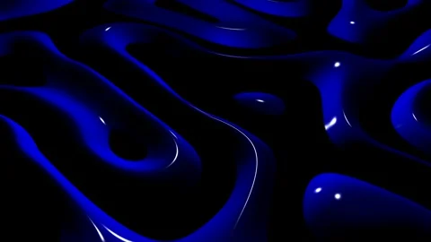 8K Dark Background with Blue Spots, Reflection, 3D Render, Exclusive Stock Footage 272408442