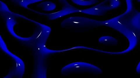 8K Dark Background with Blue Spots, Exclusive, Reflection, 3D Render Stock Footage 272408471