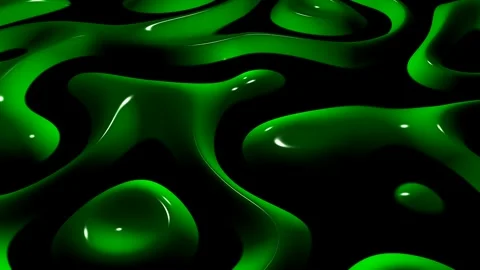 8K Dark Background with Green Spots, 3D Render, Exclusive, Reflection Stock Footage 272408425