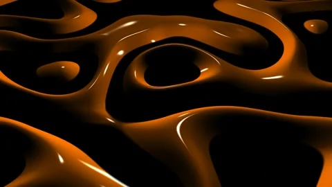 8K Dark Background with Orange Spots, Exclusive, 3D Render, Reflection Stock Footage 272635318