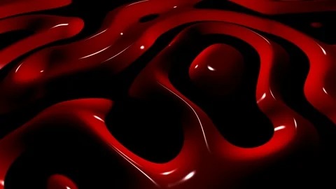 8K Dark Background with Red Spots, Reflection, 3D Render, Exclusive Stock Footage 272408012