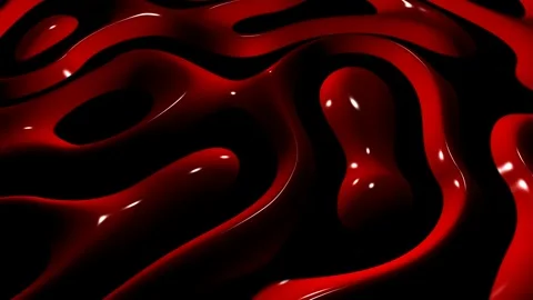8K Dark Background with Red Spots, 3D Render, Reflection, Exclusive Stock Footage 272408034