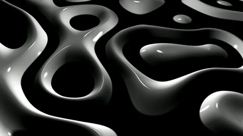 8K Dark Background with White Spots, Reflection, Exclusive, 3D Render Stock Footage 272635931