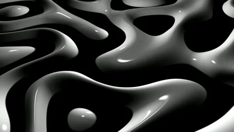 8K Dark Background with White Spots, Exclusive, 3D Render, Reflection Stock Footage 272636067