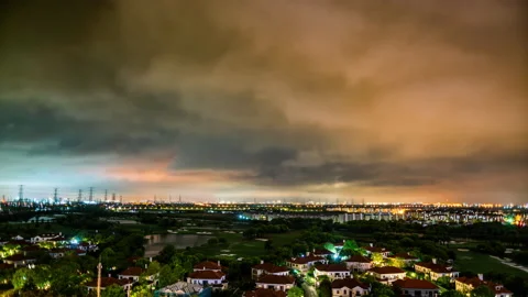 8k Dramatic Dark Storm Clouds Moving Through The Sky 스톡 동영상 188657057