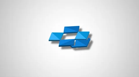 8k - Dropbox icon symbol logo Stock Footage 68299817