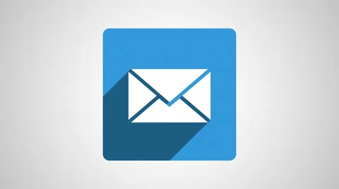 8k - Email square logo symbol Stock Footage 68006179
