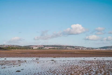 8K of empty beach Stock Footage 218390357