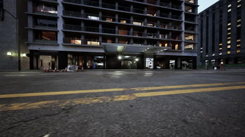 8k Empty streets in big apple city Stock Footage 253489943
