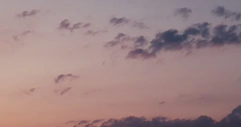 8K Evening Beautiful Sunset Sky Video stock 243573368