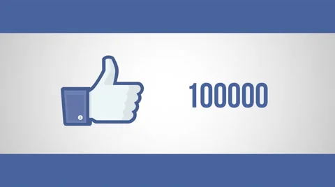 8k - Facebook like counter going up Stock Footage 68323864