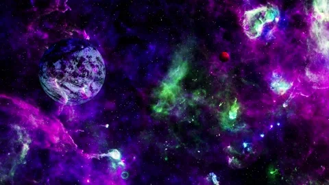8K Flying into Amazing Deep Space Video stock 120832401