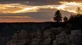 8K Grand Canyon North Rim Sunset Time Lapse Pan Left 4k or 4k+ Resolution
