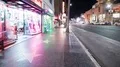8K Holloywood Blvd 3 Axis Dolly Time Lapse of Walk of Fame 4k or 4k+ Resolution