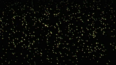 8K loopable glow star rain Stock Footage 141151243