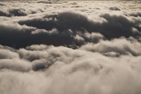 8K Madeira rolling clodus Stock Footage 256233812