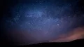 8K Milky Way Galaxy in Spring Sky Time Lapse Stars and Meteors 4k or 4k+ Resolution