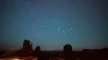 8K Monument Valley Orionids Meteor Shower & Milky Way Galaxy 4k or 4k+ Resolution