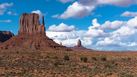 8k Monument Valley  Time Lapse Stock Footage 76677739