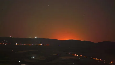 8K Before moonrise at night Stock Footage 170399467