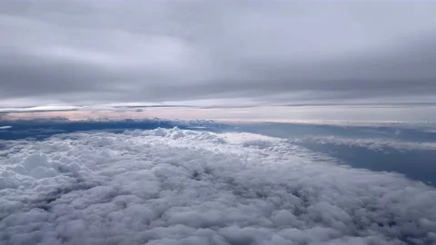 8K Over the clouds (Complete) #11 Stock Footage 167688965