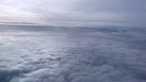 8K Over the clouds (Complete) #9 Stock Footage 167690014