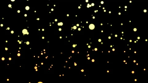 8K - Particles flying on black background Stock Footage 61926320