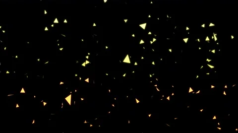 8K - Particles flying on black background Stock Footage 61927915