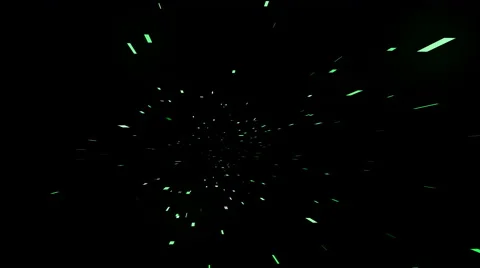 8K - Particles flying on black background Stock Footage 61948878