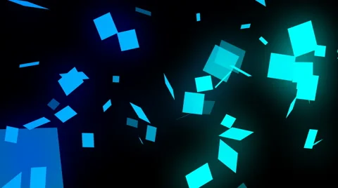 8K - Particles flying on black background Stock Footage 61949800