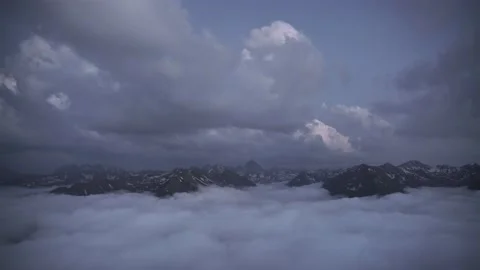 8K Pyrenees is a mountain range straddling the border of France and Spain Stock Footage 171745933