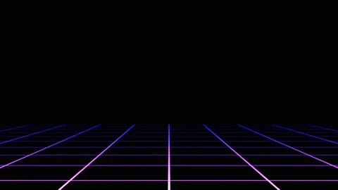 8k Retrowave loopable ground Stock Footage 139930060