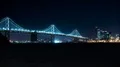 8K San Francisco Bay Bridge Night Skyline Time Lapse 4k or 4k+ Resolution
